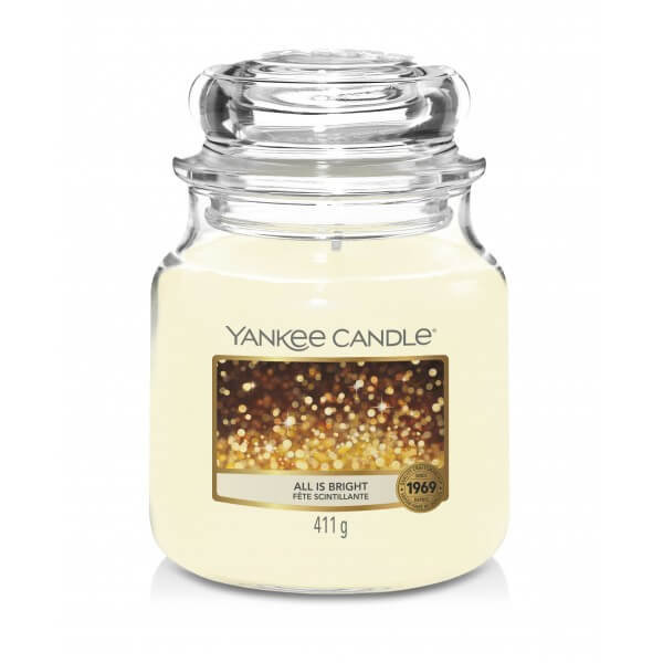 Yankee Candle All is Bright, średni słoik (411g)