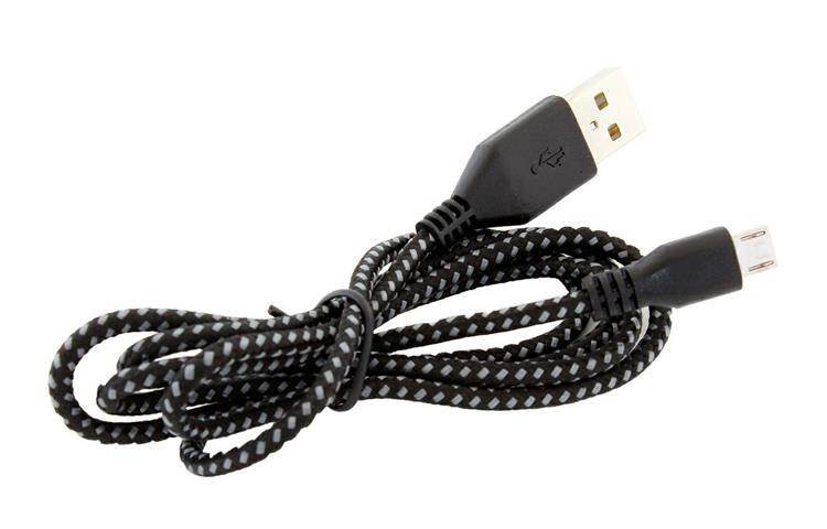 ATL KK21C Kabel micro USB 1m czarny oplot AP_52729