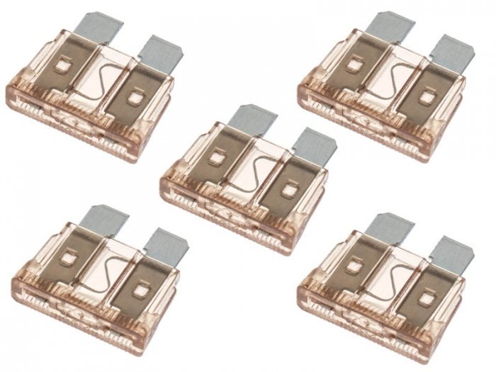 Bezpieczniki płytkowe 5szt 7,5A 5x X44-0466