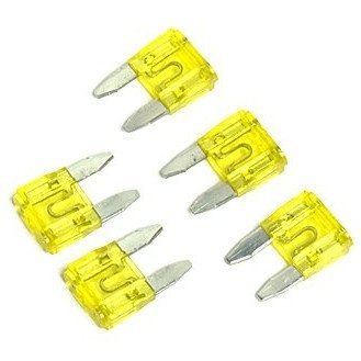 Bezpieczniki płytkowe MINI 100 szt 20A 100x X44-0476 25