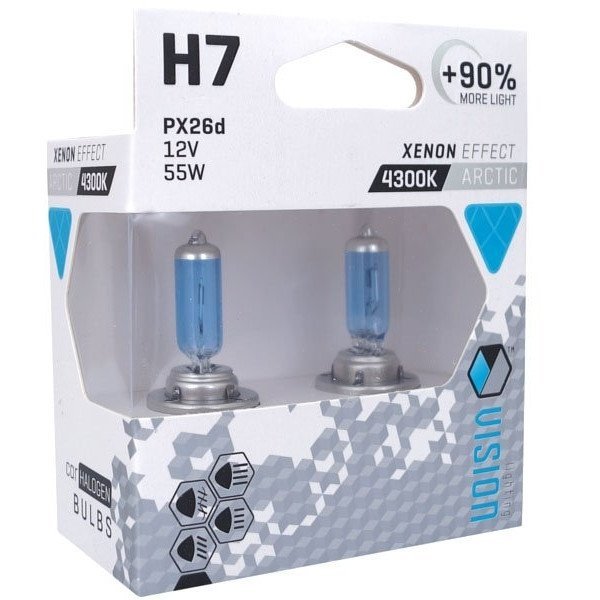 Vision H7 12V 55W Arctic White 4300K +90% 2 szt T34-1443