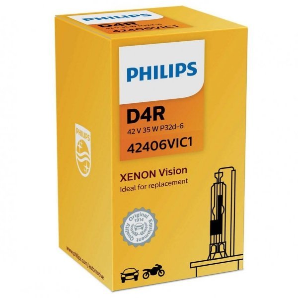 Philips Żarówka ksenonowa Philips Vision D4R 42V 35W 4400K E16-2258