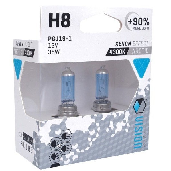 Vision H8 12V 35W Arctic White 4300K +90% 2 szt T33-4575