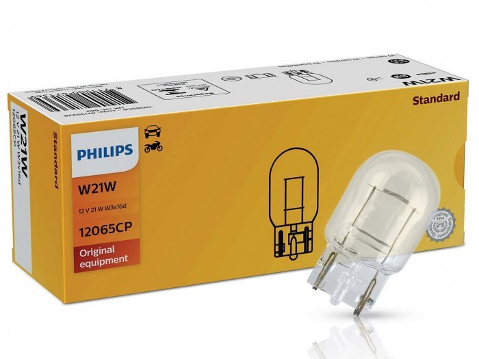 Philips Żarówki Philips 12V 21W W21W T20d W3x16d opakowanie 10 szt 10x X14-3237 25