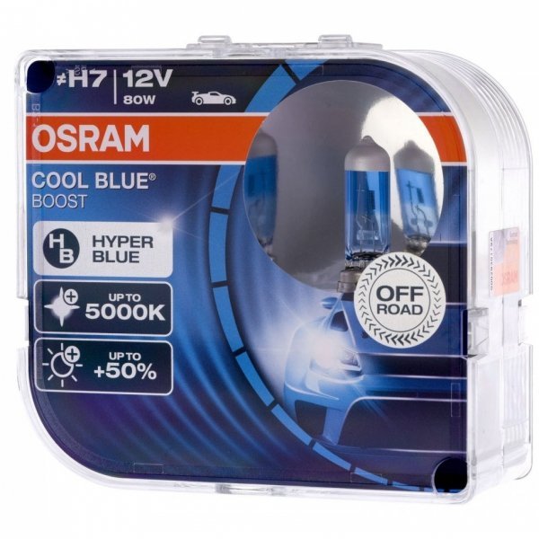 Osram Żarówki Osram H7 Cool Blue Hyper Boost 80W 5000K LA113
