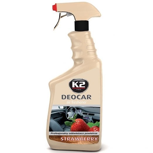 K2 Deocar Strawberry 700ml: Profesjonalny odświeżacz powietrza M115SM
