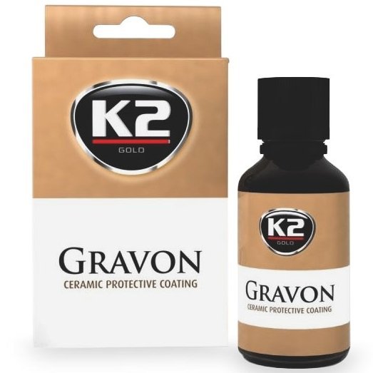 K2 GRAVON REFILL ceramiczna powłoka zabezpieczająca lakier i inne powierzchnie przed szkodliwymi czynnikami zewnętrznymi. - 50ml