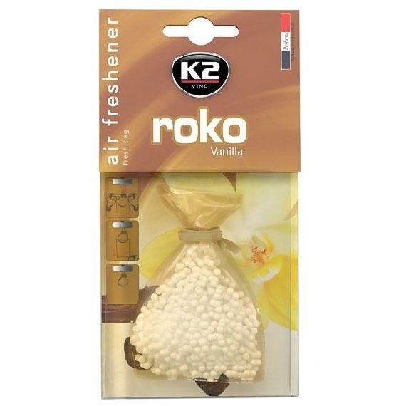 K2 Zapach samochodowy w woreczku Roko Vanilla 20g V827
