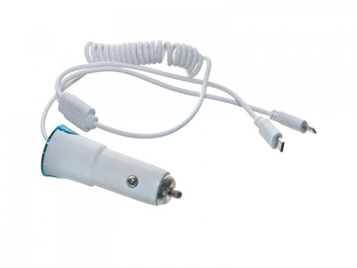 AMIO Ładowarka samochodowa AMiO USB + micro USB + iPhone lighting 2.1A + 1A R16-5646