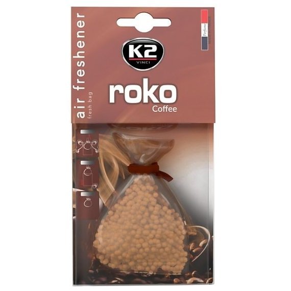 K2 Zapach samochodowy w woreczku Roko Kawa 20g V828
