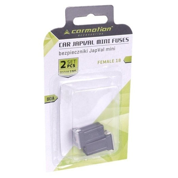 Bezpieczniki JAPVAL typ mini FEMALE 18 80A 2 szt Z0-0117