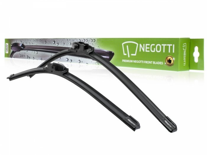 Płaskie wycieraczki samochodowe Negotti SET-E 26/23R