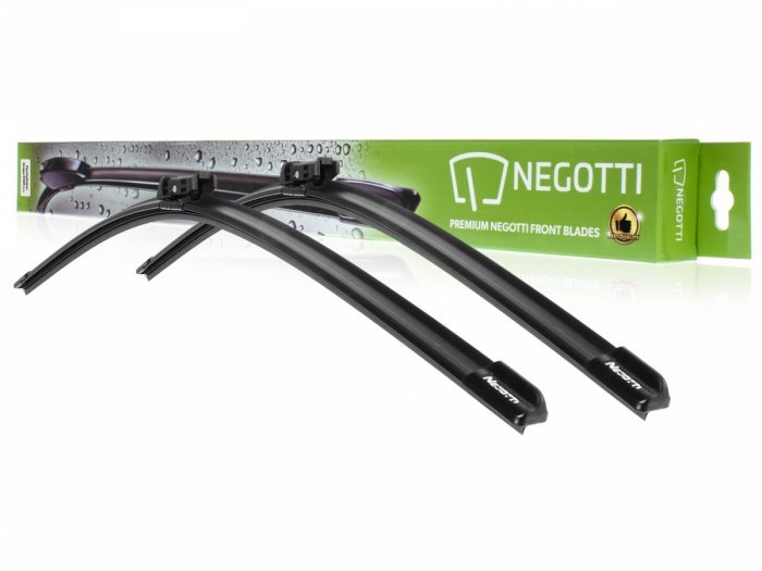 Płaskie wycieraczki samochodowe Negotti SET-CS 24/20
