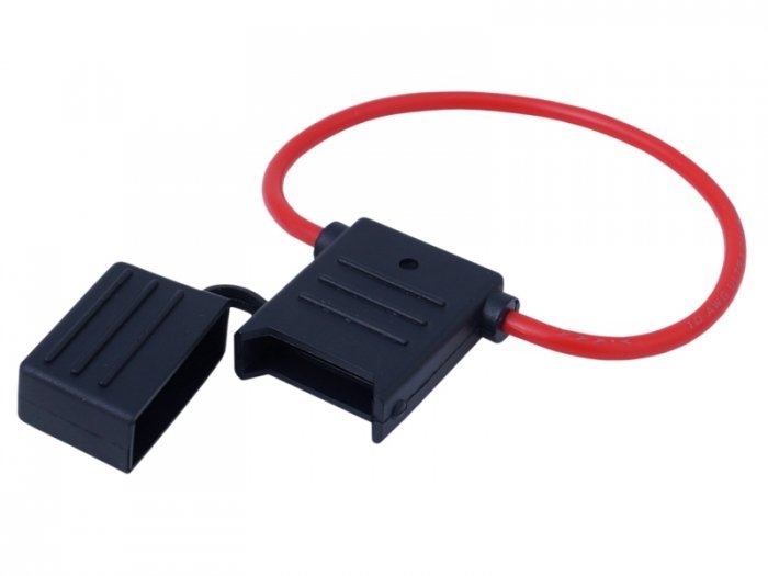 Oprawa bezpiecznika MAXI hermetyczna przewód 30cm 1.8mm kw WD15-4977