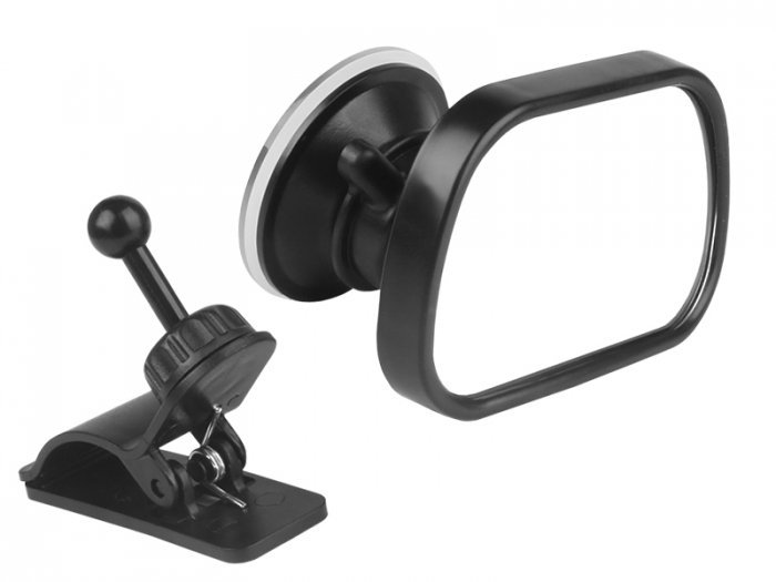 inny Lusterko do obserwacji dziecka mocowane na przyssawkę lub klips 8 x 5 cm WD33-9541