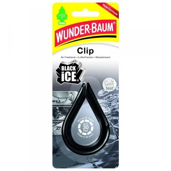 Wunder Baum Klips zapachowy Clip Black ice