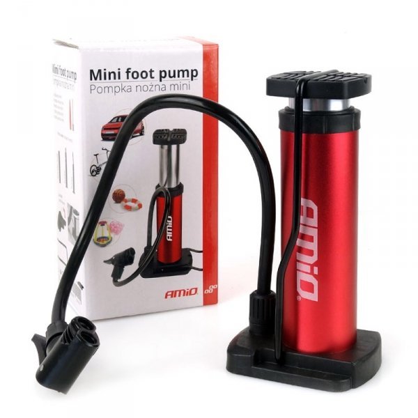 AMiO Pompka nożna mini pu05 metalowa AMI-02142
