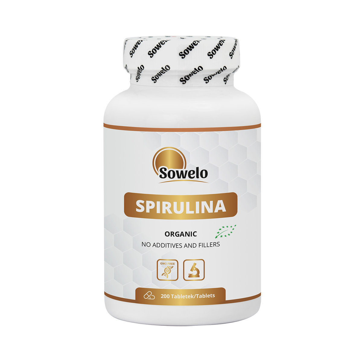 SOWELO / SPIRULINA ORGANIC 500mg 200 TABLETEK