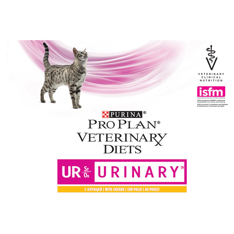 Purina VETERINARY CAT VETERINARY DIETS UR URINARY CHICKEN 10x85G PVKUR85