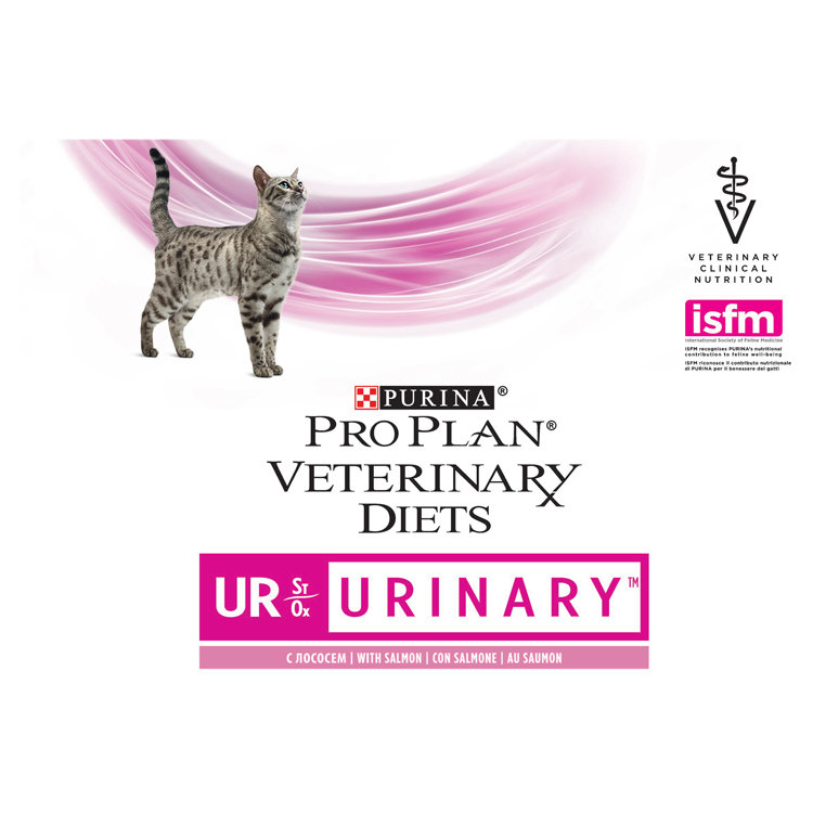 Purina Pro Plan Veterinary Diets Feline UR ST/OX Urinary łosoś 2 x 10 x 85 g