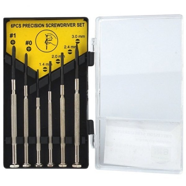 inny Zestaw wkrętaków precyzyjnych w etui 6 szt N41-3329