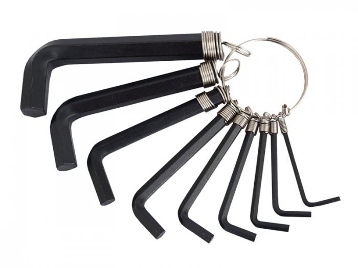 inny Klucze imbusowe w pęku 10 szt O11-4582