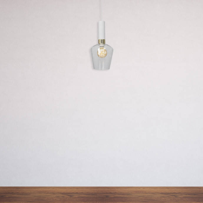 Milagro Lampa wisząca ROMA WHITE 1xE27 MLP6487