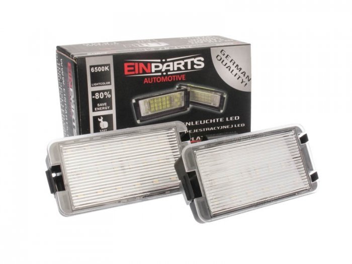 EinParts Automotive Podświetlenie tablicy rejestracyjnej LED EinParts: Seat Ibiza IV 1993-2008 EP53