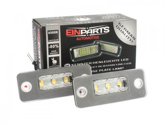 EinParts Automotive Podświetlenie tablicy rejestracyjnej LED EinParts: VW Jetta VI 2010- EP102OE