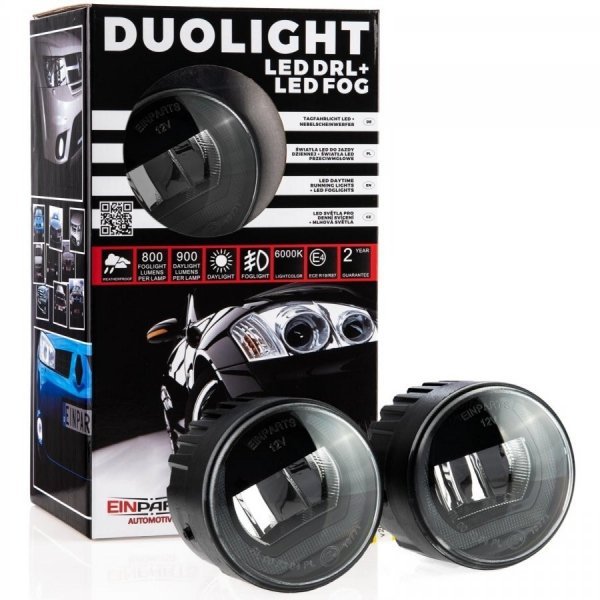 Einparts Światła do jazdy dziennej z światłami halogenowymi EinParts Duolight LED dzienne 6000K halogeny 6000K) Infiniti FX QX70 2008-2012 8496