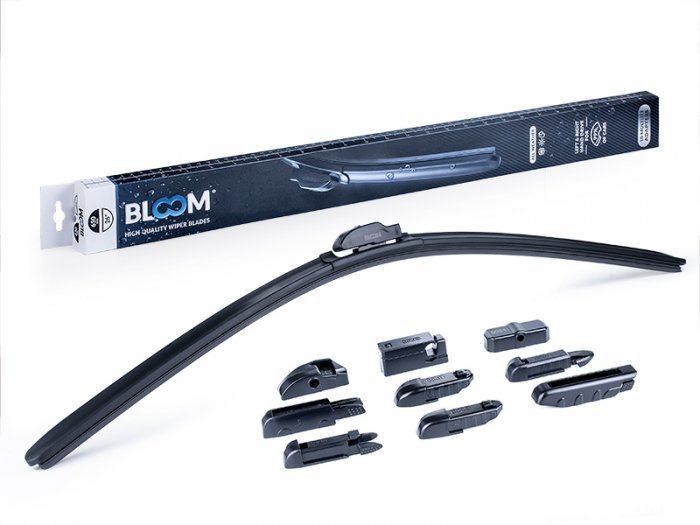 Bloom Wycieraczka płaska pióro wycieraczki BLOOM z 10 adapterami 26&quot 650mm D00-9189