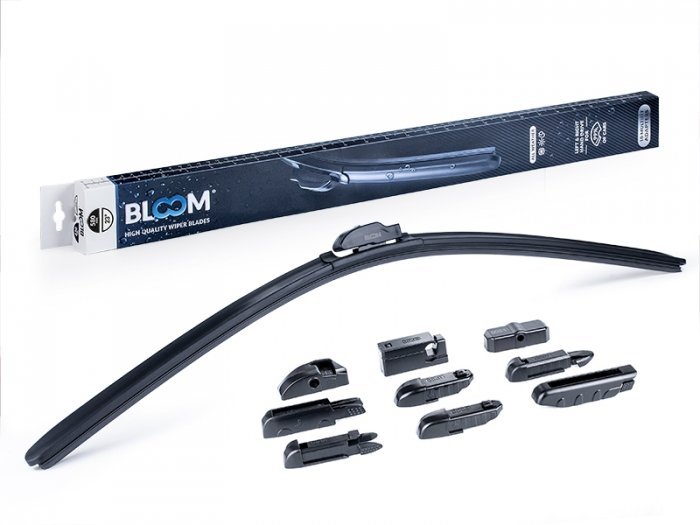 Bloom Wycieraczka płaska pióro wycieraczki BLOOM z 10 adapterami 23&quot 580mm D00-9187