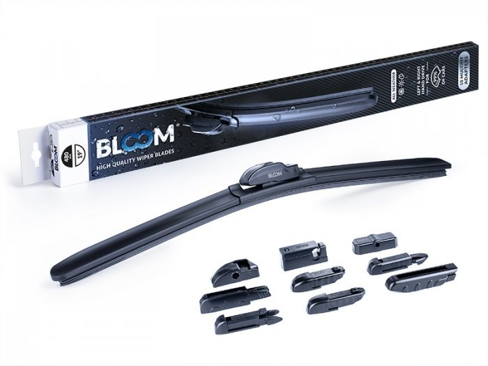Bloom Wycieraczka płaska pióro wycieraczki BLOOM z 10 adapterami 19" 480mm D00-9183