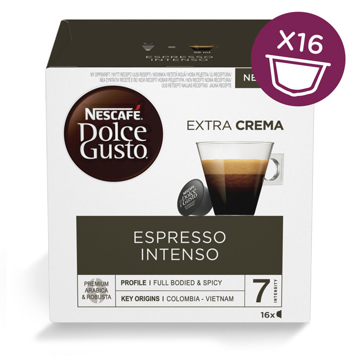 NESCAFÉ Dolce Gusto® Espresso Intenso kávové kapsle 16 ks