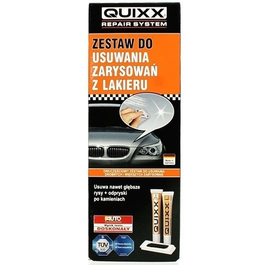 Quixx ZESTAW DO USUWANIA ZARYSOWAŃ Z LAKIERU QUIXX zakupy dla domu i biura SC-Q10065
