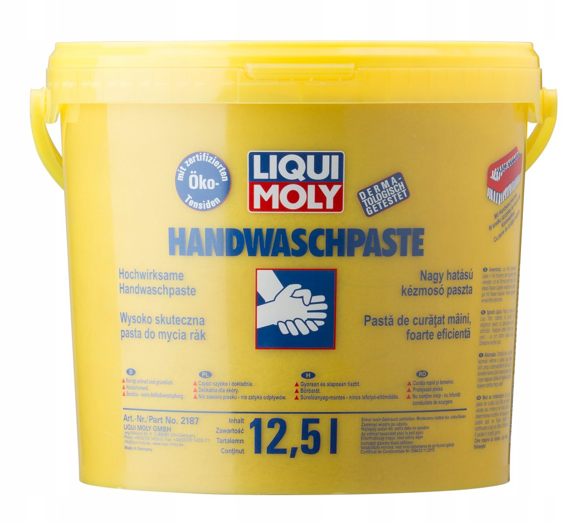 Liqui Moly Liqui Pasta do mycia rąk 12,5kg nr. 2187