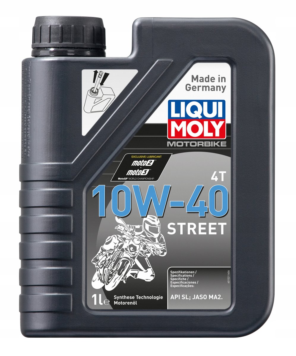 Фото - Моторне мастило Liqui Moly OLEJ 10 W-40 MOTORBIKE 4T STREET 1L 