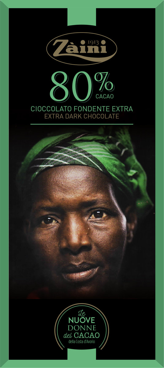 Zaini, czekolada gorzka 80% kakao, 12 x 75 g