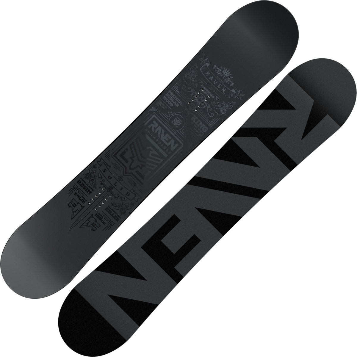 Raven Snowboard Solid Steel 159cm Wide 2021 Outlet