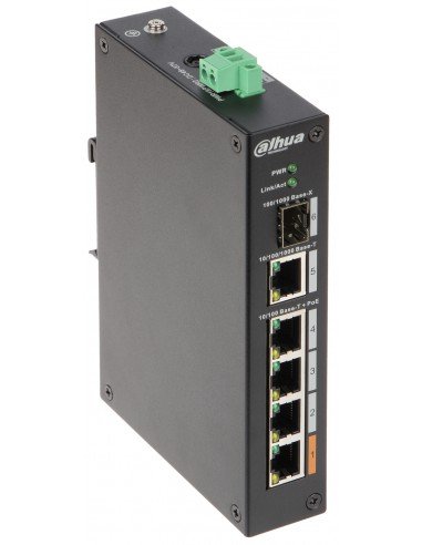 DAHUA Switch PoE PFS3106-4ET-60 5-portowy + SFP PFS3106-4ET-60