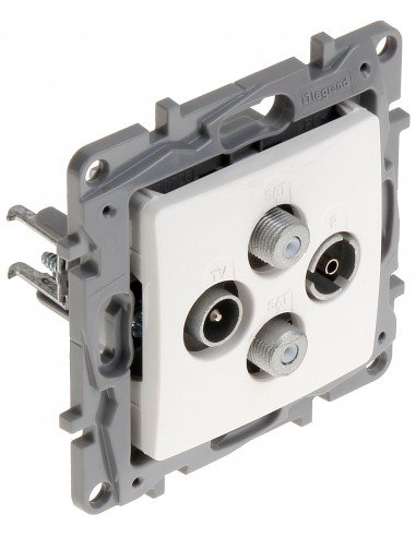 GNIAZDO KOŃCOWE LE-764566 R-TV + 2xSAT Niloe LEGRAND