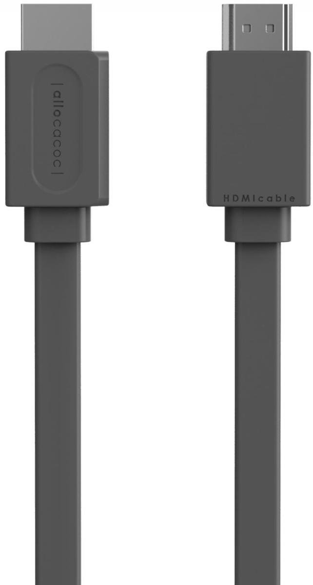 allocacoc allocacoc Kabel allocacoc HDMIcable Flat 10578GY/HDMI5M (HDMI M - HDMI M; 5m; kolor szary) 2_255313