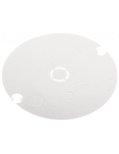 Simet Pokrywa puszki zlicowana przykręcana 60mm biała do puszek PV 60K i PV 60D) PL 60 37107006 10szt.