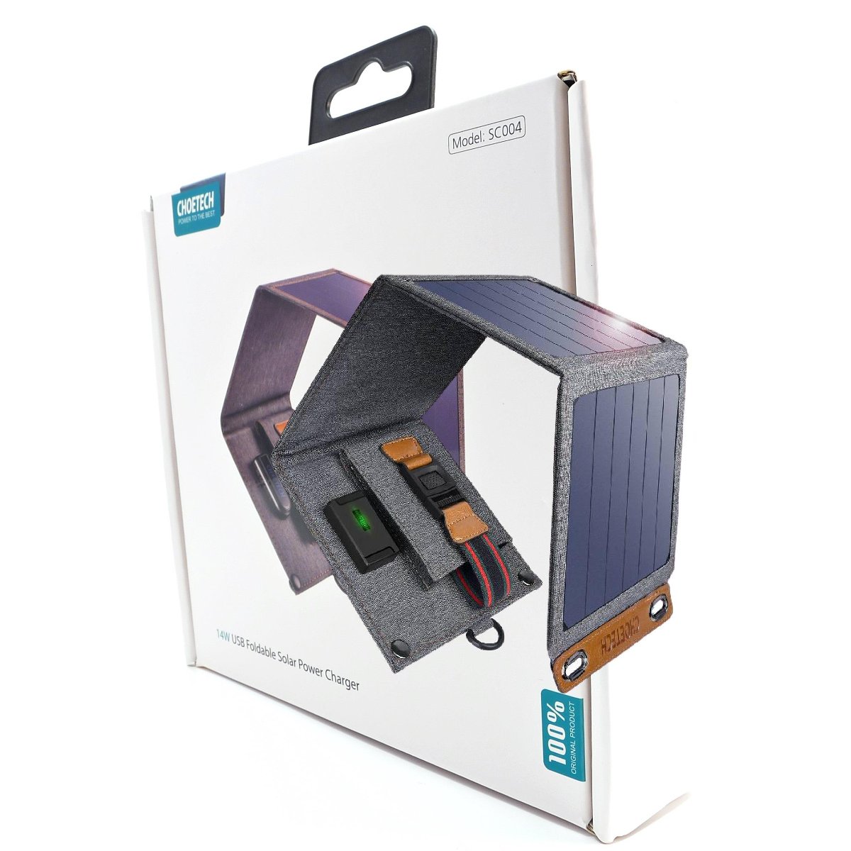 Choetech Ładowarka Solarna Usb-a 2.4A 14W Indukcja