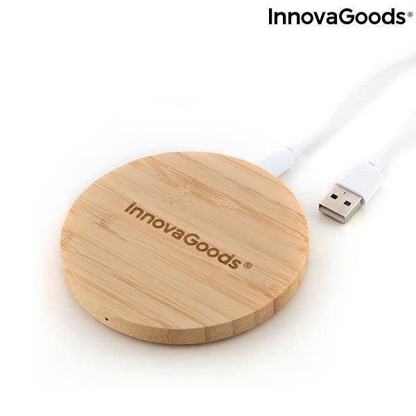 Bezprzewodowa Ładowarka Bambusowa InnovaGoods