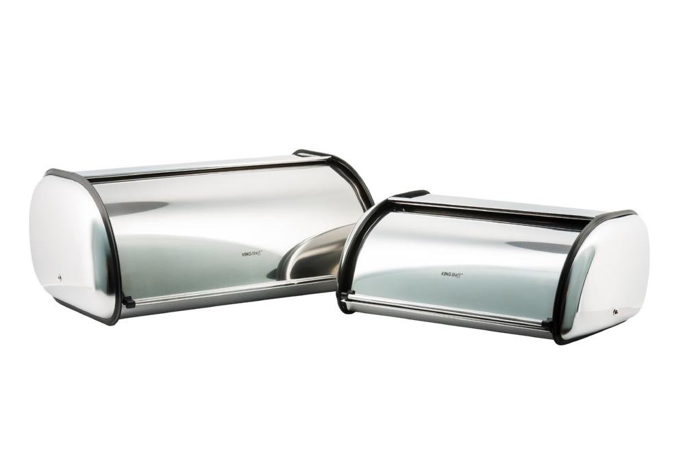 Kinghoff Chlebak ZESTAW 2 szt. STALOWE [KH-3201]