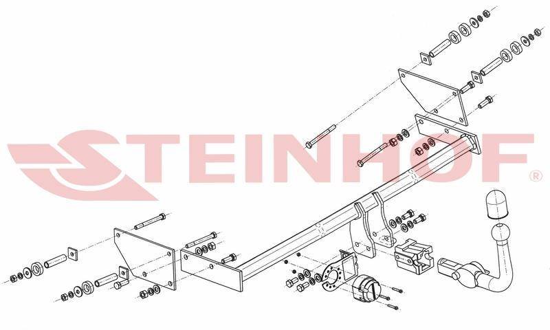 Hak holowniczy Steinhof R-042
