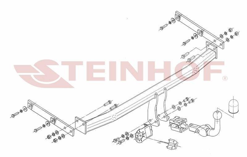 Hak holowniczy Steinhof R-111