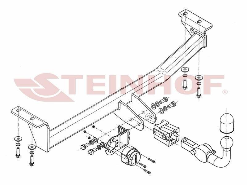 Hak holowniczy Steinhof T-230