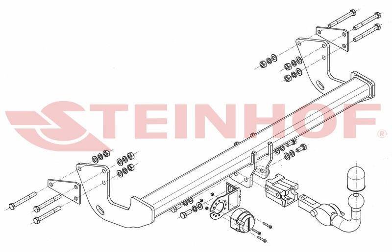Hak holowniczy Steinhof M-239